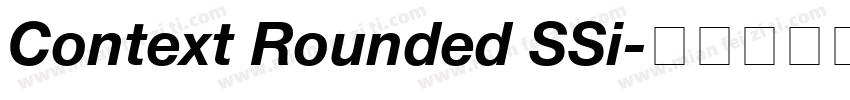 Context Rounded SSi字体转换